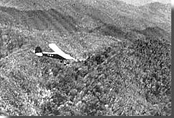 Light plane over northern Burma