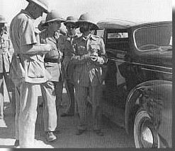 Wingate and Selassie in liberated Addis Ababa