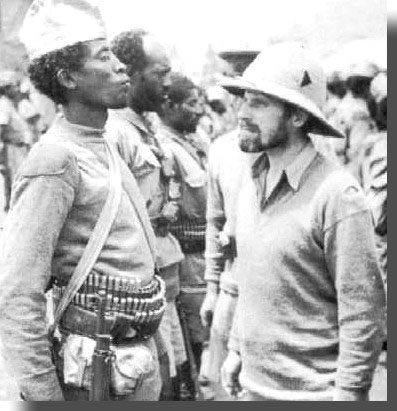 Wingate inspecting troops